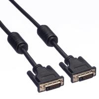 ROLINE Monitorkabel DVI, M/M, (24+1) dual link, 7,5 m - thumbnail