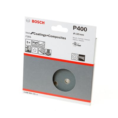 Bosch Accessories Best for Stone 2608605121 Excenterschuurpapier Met klittenband, Geperforeerd Korrelgrootte (num) 400 (Ø) 125 mm 5 stuk(s)