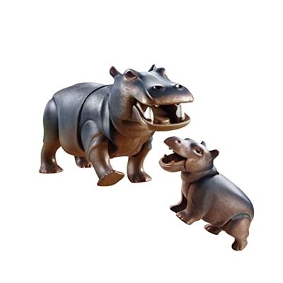 Playmobil Playmobil Family Fun - Nijlpaard met baby 70354