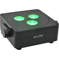 Eurolite 41700020 AKKU IP Flat Light 3 sw DMX LED-lichteffect Aantal LEDs:3 8 W - thumbnail