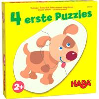Haba legpuzzel 4 eerste puzzels Jonge dieren junior karton - thumbnail