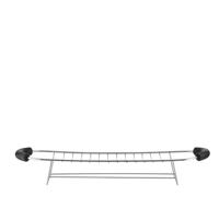 Alessi Broodrooster Plisse - Zwart - 1700 W - door Michele De Lucchi - MDL15 B - thumbnail