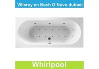 Ligbad Villeroy & Boch O.novo 190x90 cm Balboa Whirlpool systeem Dubbel Villeroy en Boch - thumbnail