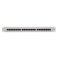 LogiLink NP0060 24 poorten Patchpaneel 483 mm (19) CAT 6A 1 HE Grijs - thumbnail