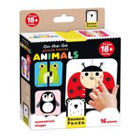 Banana Panda - on-the-go puzzel halve dieren - 16st. - thumbnail