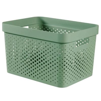 Curver Infinity Recycled Dots Opbergbox 17 liter Groen