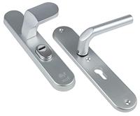 AMI Veiligheidsbeslag 250/50/15 Kt 72 Knop 145 Deurkruk 369 Profielcilinder 72 F1 Deurdikte 38/42 Mm - 656331 - thumbnail