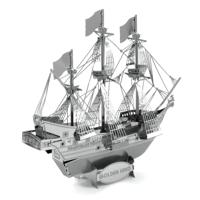 Metal Earth schip Golden Hind 3D modelbouwset - thumbnail