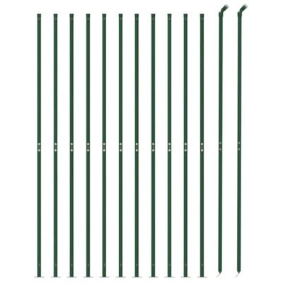 VidaXL Draadgaashek met flens 1x25 m groen - thumbnail