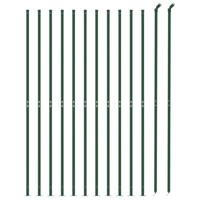 Draadgaashek met flens 1,1x25 m groen - thumbnail