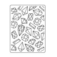 Vaessen Creative • embossing folder edelstenen - thumbnail