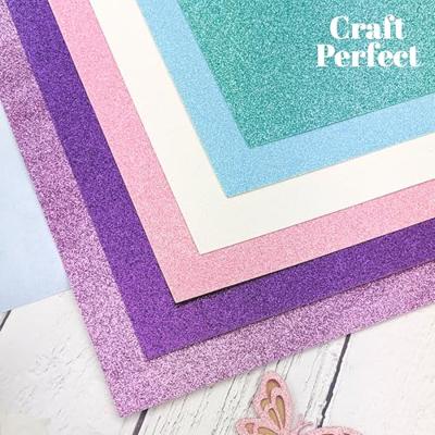 Craft Perfect By Tonic Studios Craft perfect • glitter a4 5 vellen 250g black sapphire