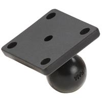 RAM Mounts UNPKD. RAM 2 X 1.7 BASE AMPS HOLE PAT, RAM-B-347U - thumbnail