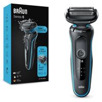 Braun Series 5 51-M1000s Scheerapparaat met scheerblad Zwart, Blauw - thumbnail