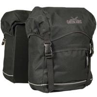 Greenlands Dubbele fietstas travel bag 40 liter 30 x 37 x 17 (2x) - zwart - thumbnail