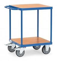 Fetra Hauptartikel 2496 Tafelwagen Staal Poedercoating Laadvermogen (max.): 500 kg Stralend blauw (RAL 5007) - thumbnail