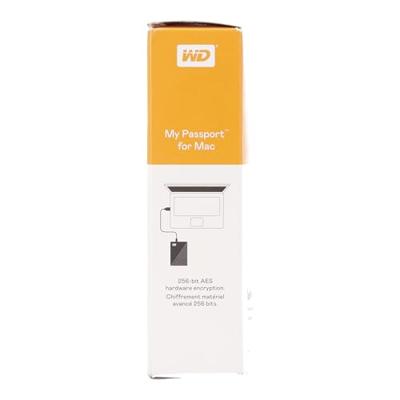 WD My Passport for Mac 4 TB Externe harde schijf (2,5 inch) USB-C Blauw WDBA2F0040BBL-WESN WD My Passport for Mac 4 TB Externe harde schijf (2,5 inch) USB-C Blauw WDBA2F0040BBL-WESN