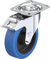 Blickle LE-POEV 125R-FI-SB Zwenkwiel met rem Wieldiameter: 125 mm Draagvermogen (max.): 150 kg 1 stuk(s) - thumbnail