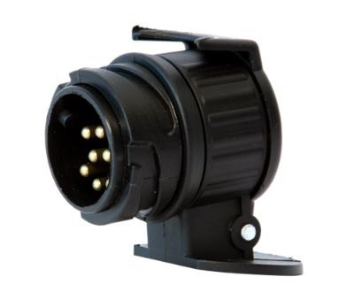 DINO 130007 Aanhangeradapter [Stekkerdoos, 13-polig - Stekker, 7-polig] ABS kunststof