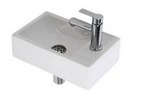 Plieger Houston compleet fonteinset 37x23cm rechts wit 4970139 - thumbnail