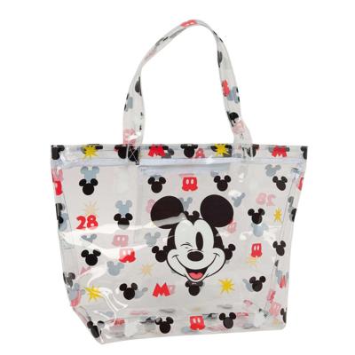 Dames handtas Mickey Mouse Clubhouse Beach Multicolour Transparant 54 x 35 x 17 cm