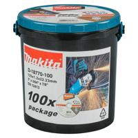 Makita D-18770-100 Doorslijpschijf RVS 125mm VE=100 in emmer - thumbnail