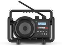 PerfectPro DAB+ radio - DABBOX - bluetooth - IP54 - excl. batterijen (4x) - thumbnail
