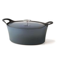 Cuisinox volcan gietijzeren braadpan 29 cm denim blue - thumbnail
