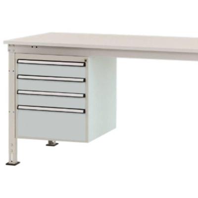 Manuflex ZB4812.7035 Behuizing onderbouw stationair, gebruiksh. 500 mm met 4 lades. Voor tafel diepte 800 mm Manuflex ZB4812.7035 Behuizing onderbouw stationair, gebruiksh. 500 mm met 4 lades. Voor tafel diepte 800 mm