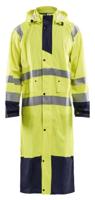 Blåkläder Regenjas High-Vis LEVEL 1 43252000 | High-Vis Geel/Marineblauw | Maat S - 7330509571286 - thumbnail