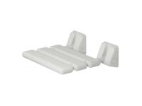 Douchezitje Tiger Libra Opklapbaar Wit - thumbnail