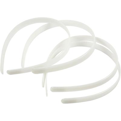 Creativ Company Haarbanden, b: 13 mm, wit, 5 stuk/ 1 doos