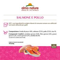Almo Nature HFC Jelly zalm en kip natvoer kat (70 g) 6 x 70 g - thumbnail