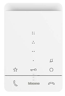 Bticino CLASSE100 A16E Binnenunit voor Binnenunit (audio) voor deurintercom 2-draads Wit