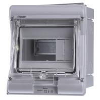 Hager VE106D Sonstige Installationstechnik Kleine verdeelkast Opbouw (op muur) Aantal rijen: 1 Inhoud: 1 stuk(s)