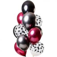 Ballonnen Set Dark Richness Premium - 12 Stuks - thumbnail