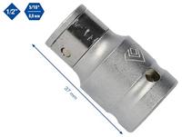 Brilliant Tools BT022907 BT022907 Bitadapter Aandrijving 1/2 (12.5 mm) 37 mm 1 stuk(s) - thumbnail