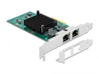Delock 89021 PCI Express x4-kaart 2 x RJ45 Gigabit LAN i82576 - thumbnail
