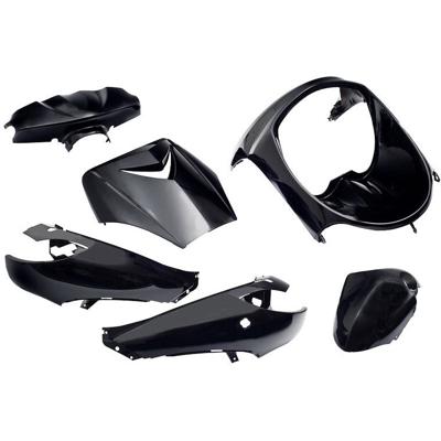 Plaatset 6-delig Edge voor Peugeot Vivacity tot bouwjaar 2008 - zwart metallic
