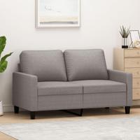 Tweezitsbank 120 cm stof taupe - thumbnail