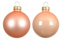 Kerstballen Glas Ø3,5cm Peach Pearl 16st - thumbnail