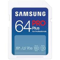 Samsung Pro Plus SD Card 64GB SD-Kaart Wit - thumbnail