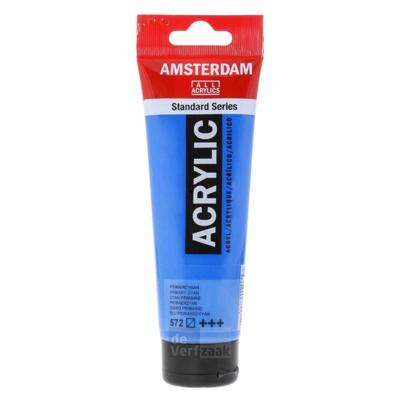 Royal Talens Amsterdam Acrylverf 120 ml - Primaircyaan 572