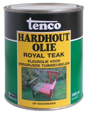 Hardhoutolie royal teak 1l verf/beits Tenco - Tenco