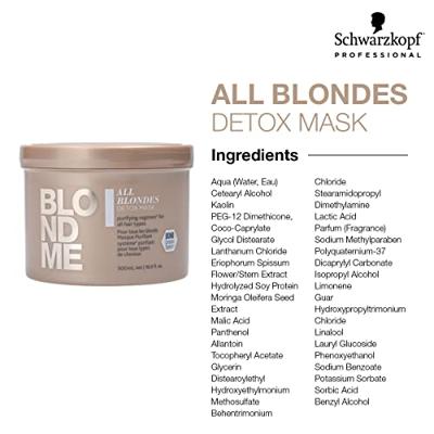 Schwarzkopf - Blond Me All Blondes Detox Mask 200 ml Schwarzkopf - Blond Me All Blondes Detox Mask 200 ml