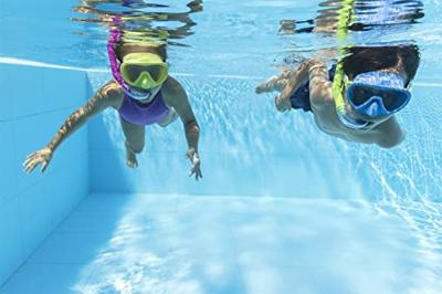 Bestway Junior Masker en Buis Set Ontluchtingsklep Diverse Kleuren +7 Jaar Strand en Zwembad 24032