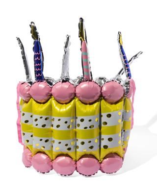 HEMA 3D folieballon ster goud