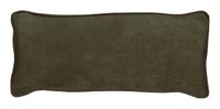WOOOD Sierkussen 'Bean' 30 x 70cm, Recycle leer, kleur Army - thumbnail