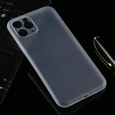Ultradunne Frosted PP Case voor iPhone XI Max 2019 (transparant)