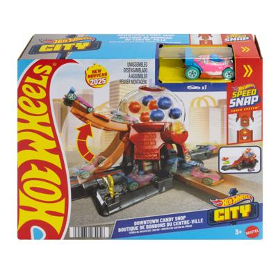 Hot Wheels Downtown Candy Shop speelset